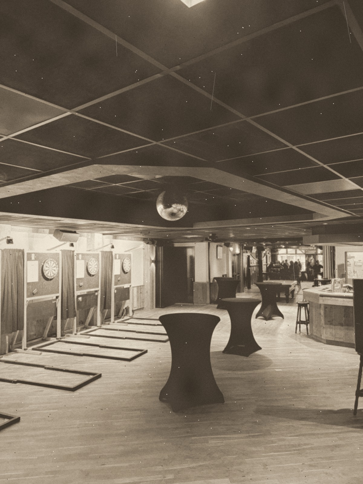 Historische foto van het interieur